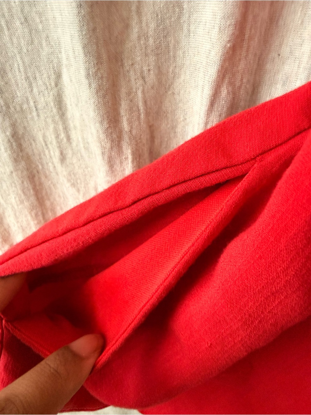 Francesca’s Red Ruffle Strap Romper - Picture 3 of 6